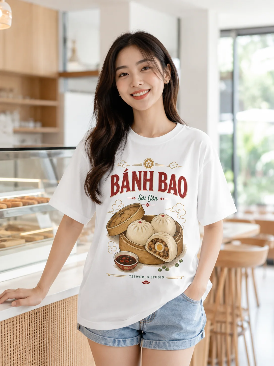 Bánh Bao Sài Gòn Tee selected view