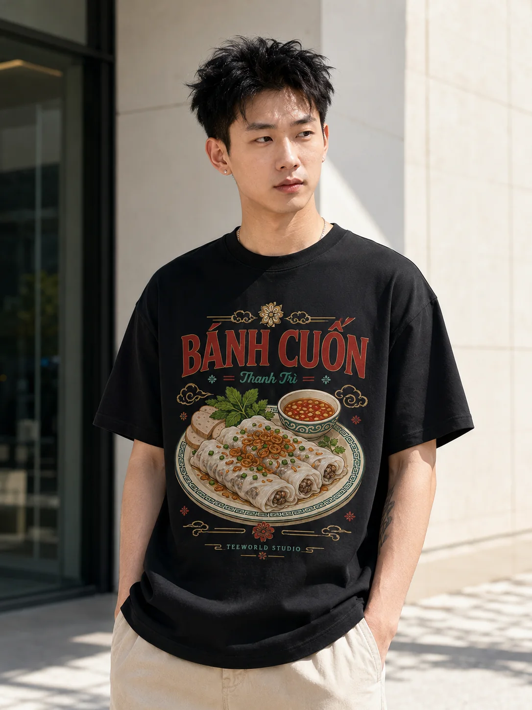 Bánh Cuốn Thanh Trì Tee selected view