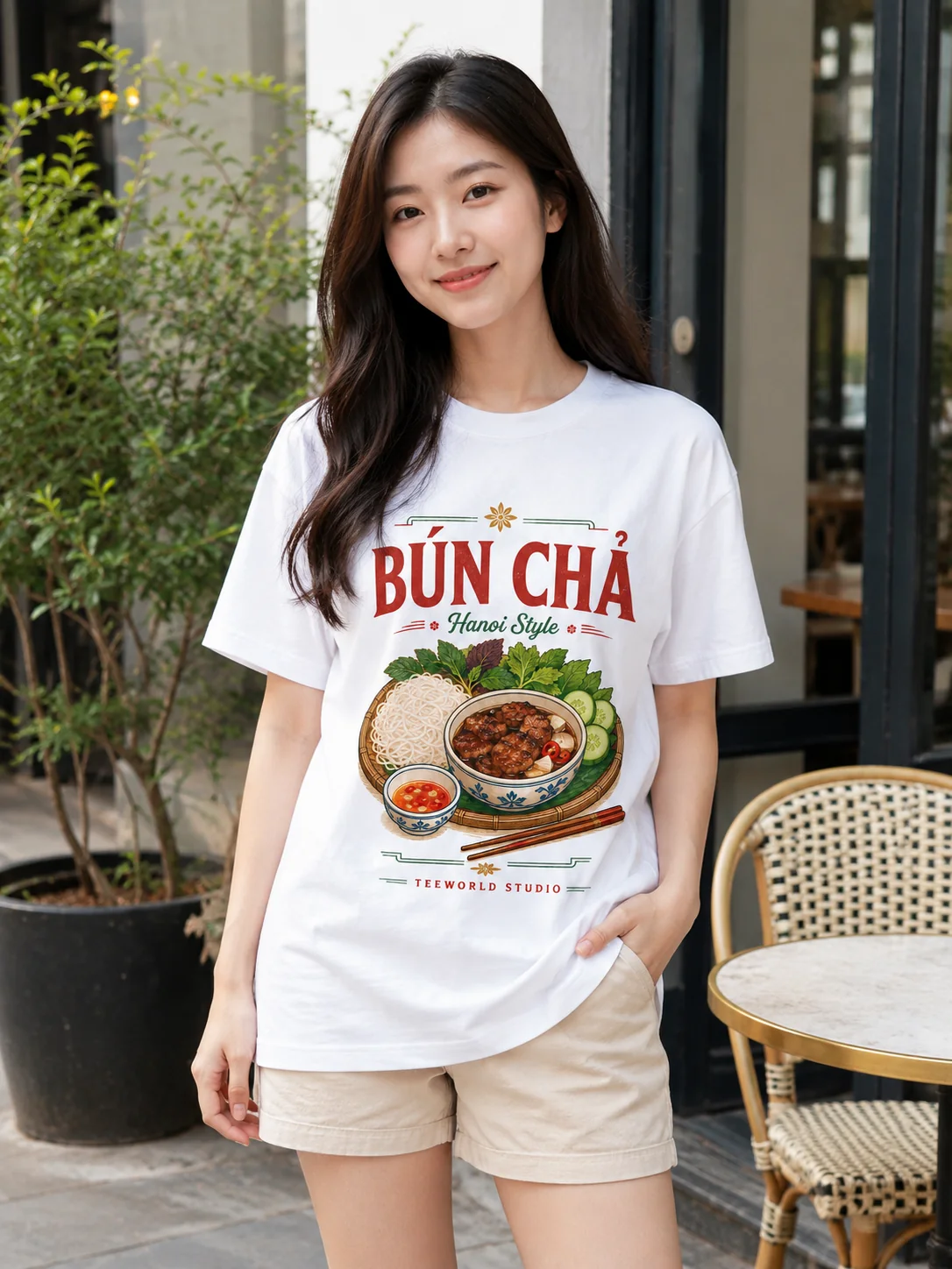 Bún Chả Hà Nội Tee selected view