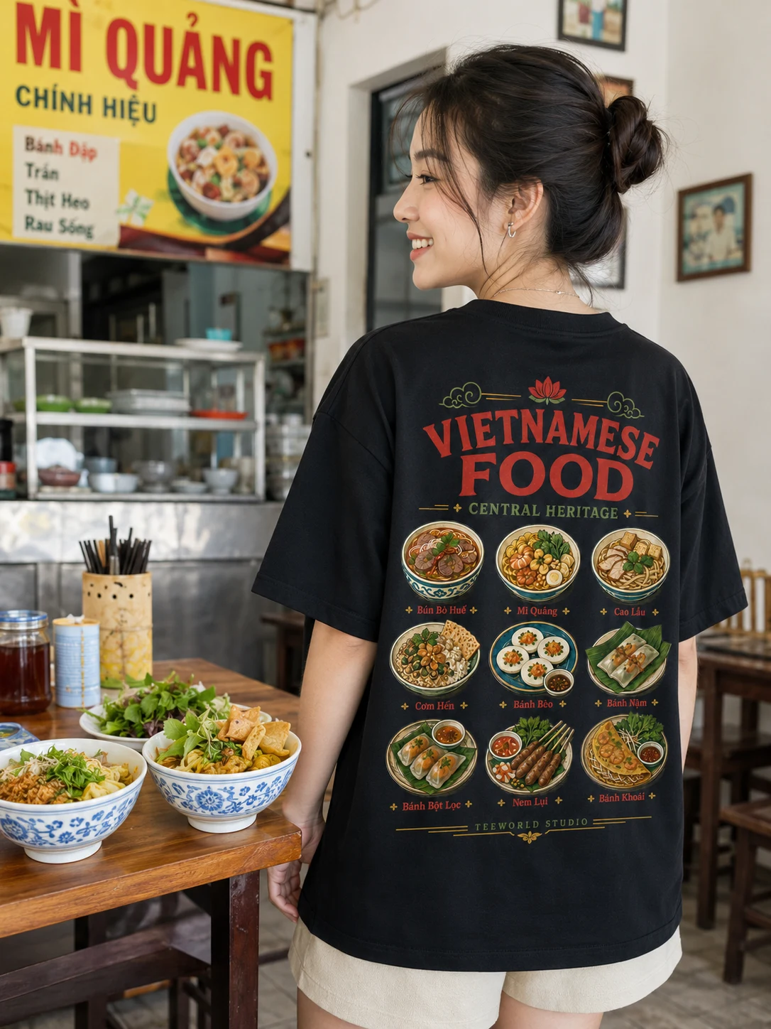 Ảnh thu nhỏ của Central Heritage Food Map Tee