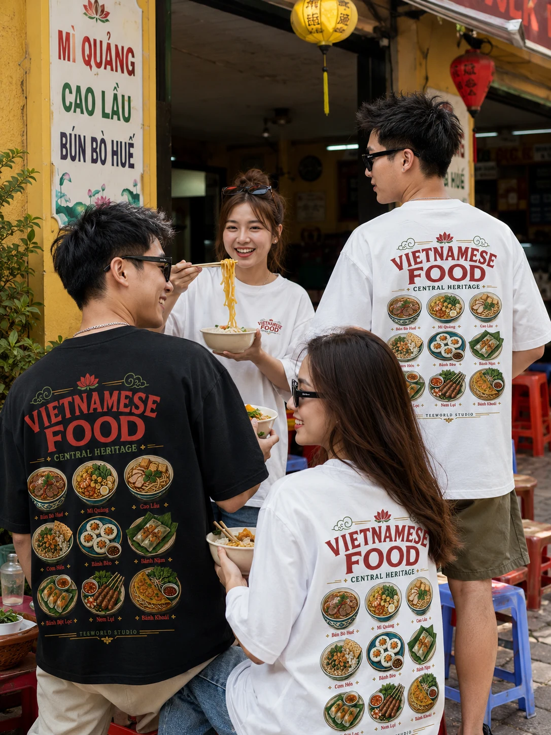Ảnh thu nhỏ của Central Heritage Food Map Tee