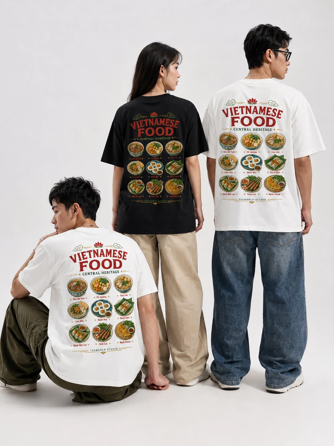 Ảnh thu nhỏ của Central Heritage Food Map Tee