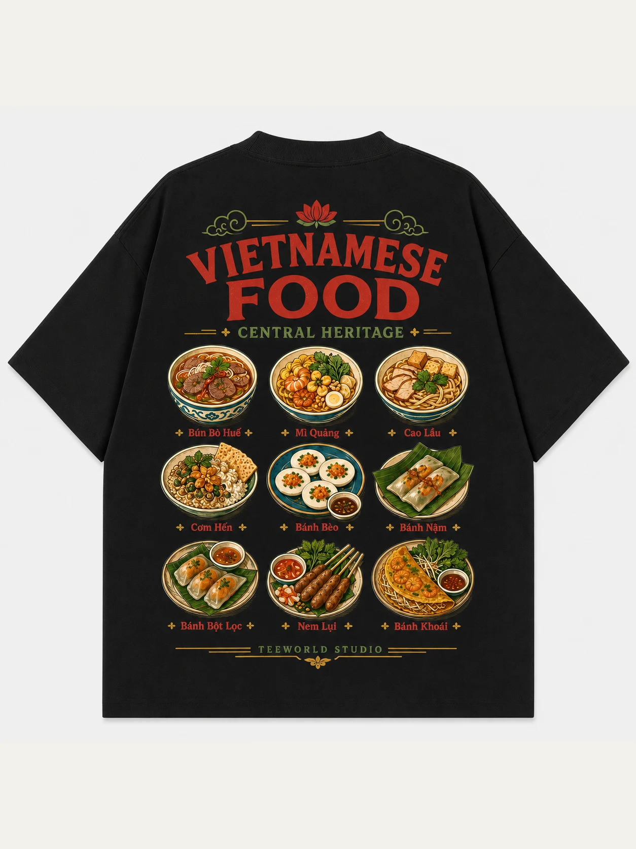 Ảnh thu nhỏ của Central Heritage Food Map Tee