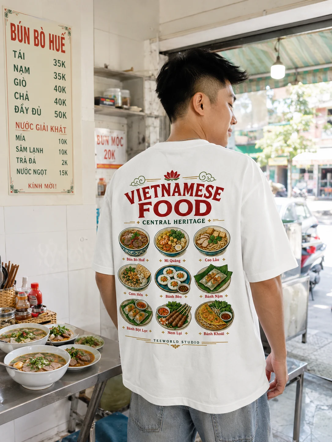 Ảnh thu nhỏ của Central Heritage Food Map Tee