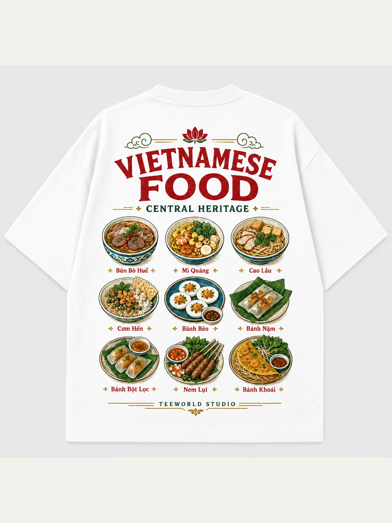 Ảnh thu nhỏ của Central Heritage Food Map Tee