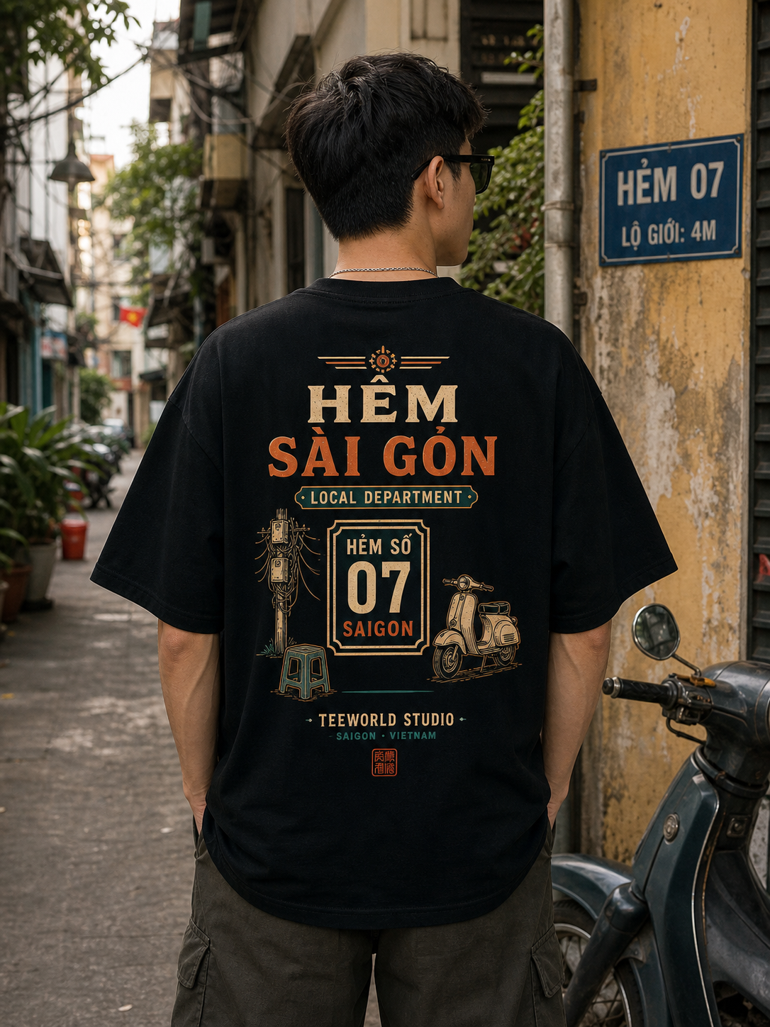 Hẻm Sài Gòn Department Tee