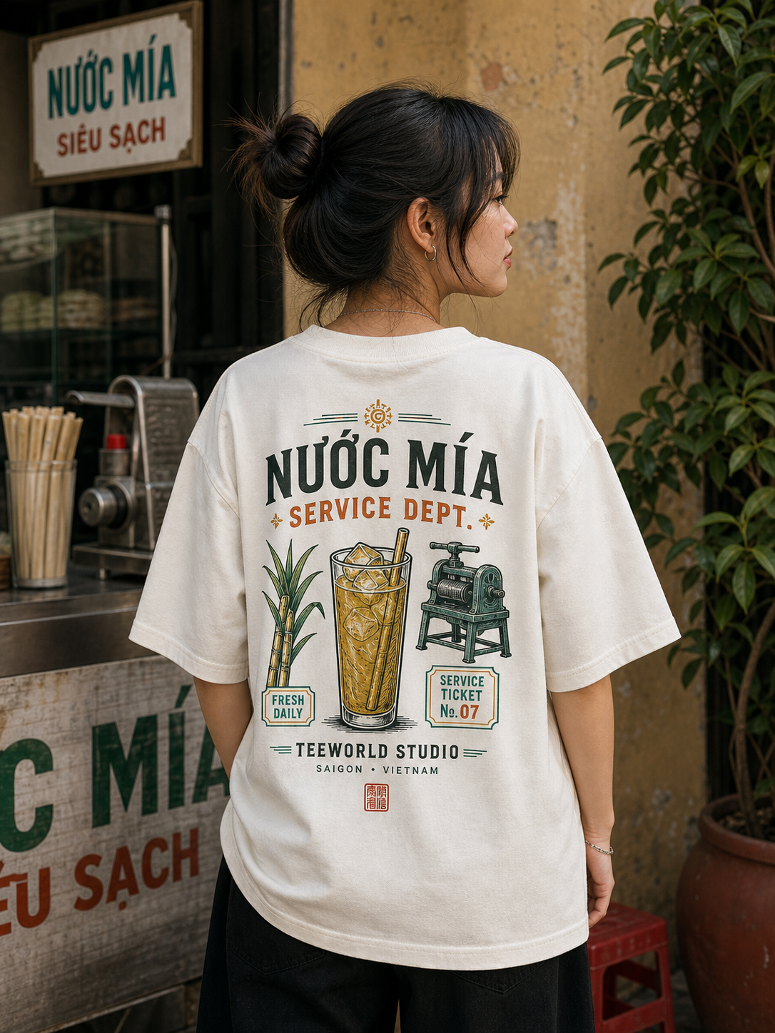 Nước Mía Service Dept. Tee thumbnail