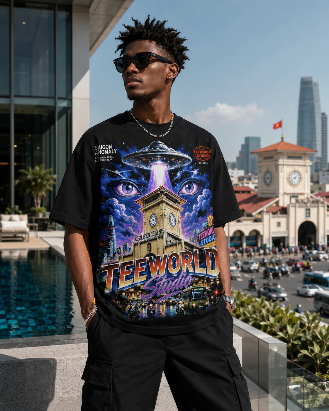 Saigon Anomaly Signal Tee thumbnail